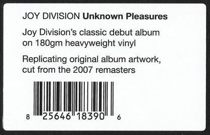 Joy Division – Unknown Pleasures - LP - 180 gr. - NUEVO - PRECINTADO / NEW – SEALED.