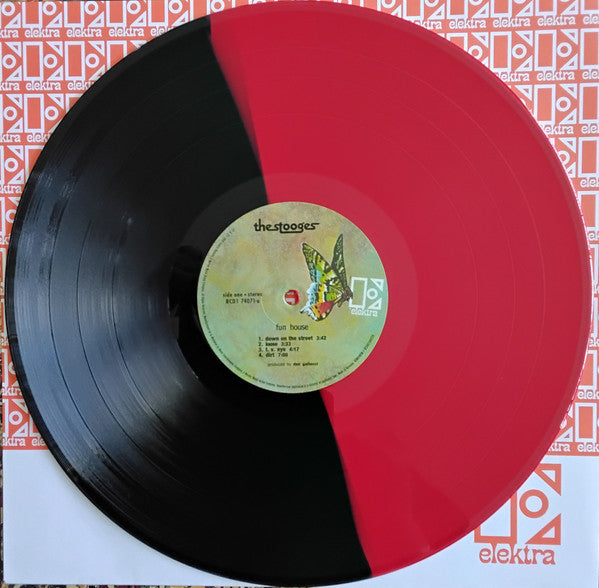 The Stooges - Fun House (LP, Album, RE, RP, Red/Black Split)