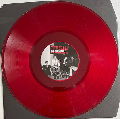 The Clash – The Clash – On Broadway: New York Broadcast 1981 - 2xLP - Red - Gatedold Sleeve - Limited edition; 1000 copies made