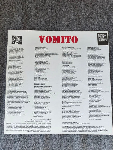 Vomito - A Un Paso De La Locura (LP, Album, RE)