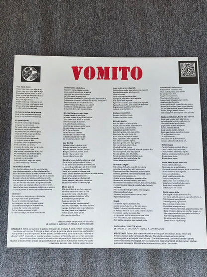 Vomito - A Un Paso De La Locura (LP, Album, RE)