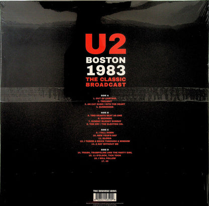 U2 – Boston 1983 - The Classic Broadcast - 2xLP - Clear - Gatefold Sleeve - Limited edition; 1000 copies made