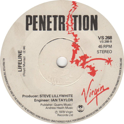 Penetration – Come Into The Open - 7" - 1979 - Virgin – VS 268 - USADO / USED (VG+ / VG+)