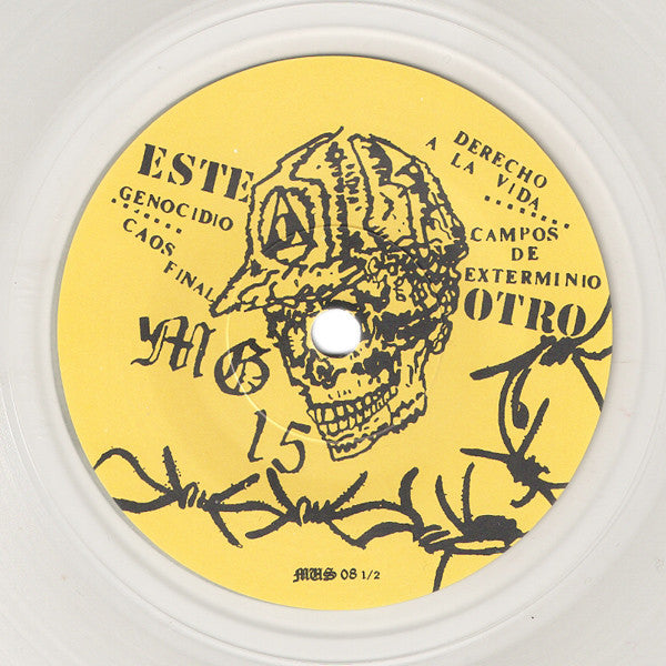 MG 15 – Derecho A La Vida - 7" - Transparente / Clear - With Insert - 2011 - La Vida Es Un Mus – MUS08 1/2