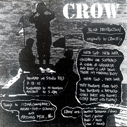 Crow / Artimus Pyle – Crow / Artimus Pyle - 7" - BLANCO/WHITE - 2003 - Prank – PRANK 063