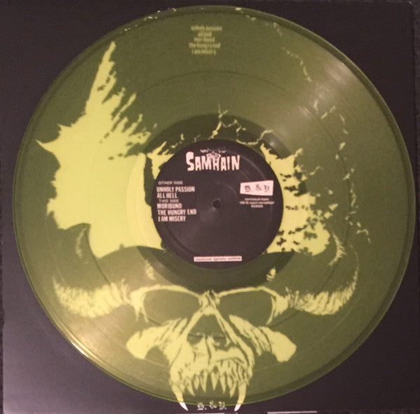 Samhain – Unholy Passion - LP - Yellow Clear - 2016 - D. & V. Records – DV008