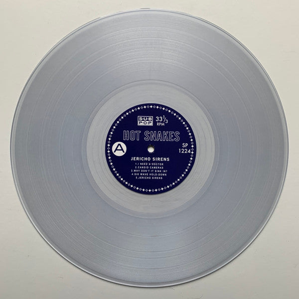 Hot Snakes - Jericho Sirens (LP, Album, Clear)