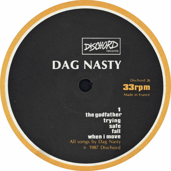 Dag Nasty – Wig Out At Denkos - LP - With Insert Lyrics - Repress, $6 Price On Sleeve - Dischord Records ‎– Dischord 26 - Vinilo Muy Buen Estado / Portada Muy Buen Estado (VG+/VG+)