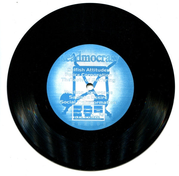 Deadmocracy / Necrose – Sadistic Desire / The End - 7" - 1997 - Elephant Records – ELE 008 - Vinilo Nuevo / Portada Como Nueva (M/M-)