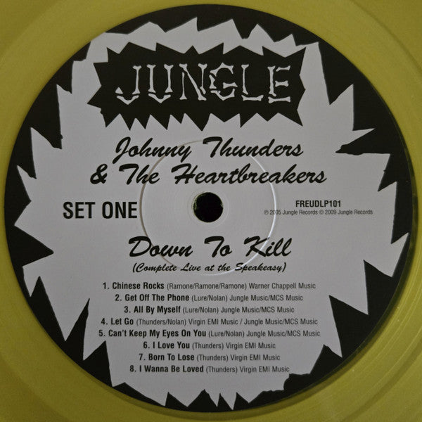 The Heartbreakers - D.T.K. (Live At The Speakeasy) (LP, Ltd, Amarillo / Yellow)