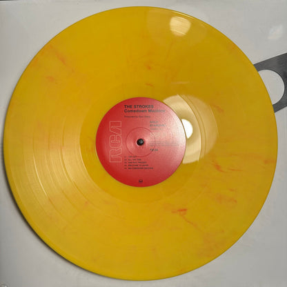 The Strokes ‎– Comedown Machine - LP - Yellow Opaque w/ Red Marble - 2023 - RCA ‎– 19658801651