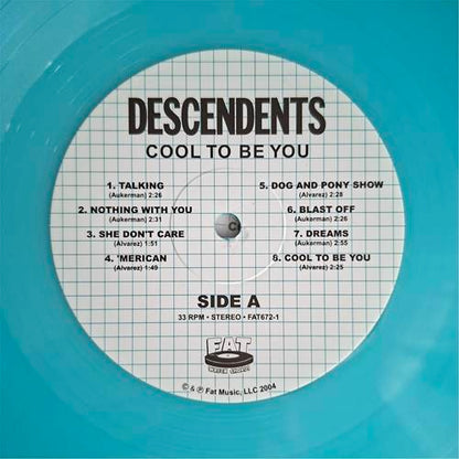 Descendents - Cool To Be You (LP, Album, Ltd, RP, Azul/Blue)