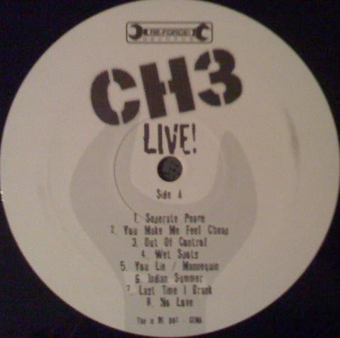 Channel Three ‎– Live! - LP - 2001 - USADO / USED (M / VG+)