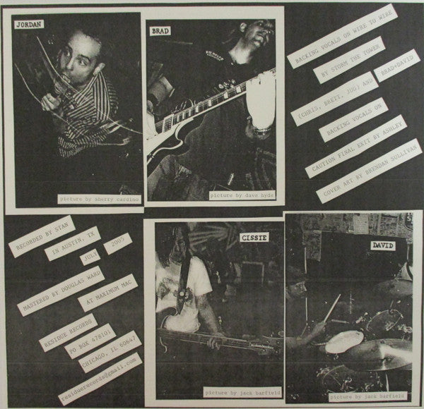 Pedestrians – Future Shock - LP - 2005 - Residue Records – RESIDUE-01 - Nuevo sin usar pero no precintado / New and unplayed but not sealed.