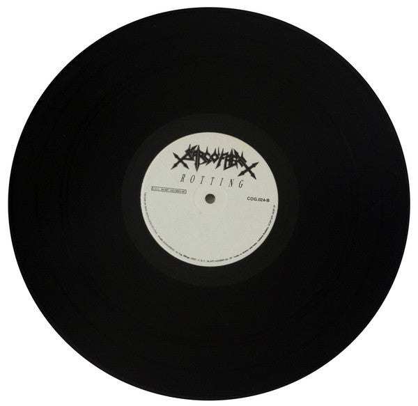 Sarcófago – Rotting - 12", 33 ⅓ RPM, Mini-Album - 1989 - Cogumelo Produções – COG.024 - USADO / USED (VG+ / VG)