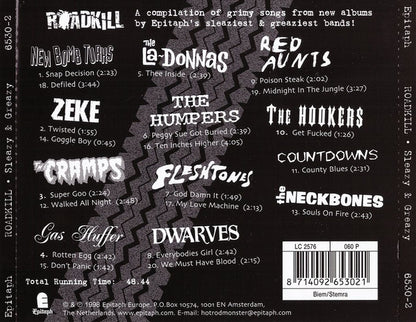 Various - Roadkill - Sleazy & Greazy (CD, Comp)