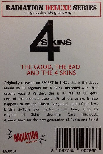 The 4 Skins ‎– The Good, The Bad & The 4 Skins - LP