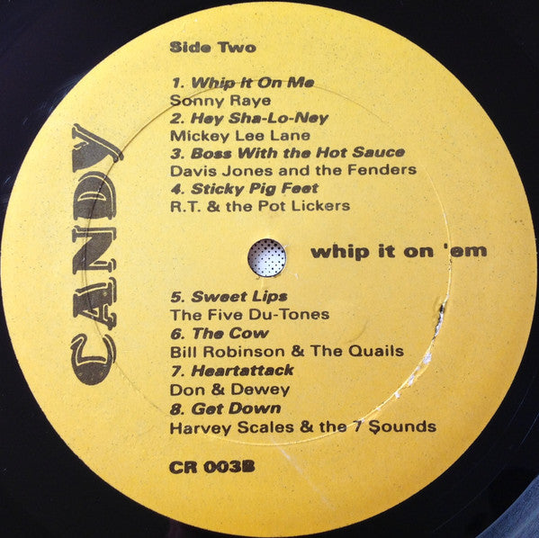 Various – Whip It On 'Em - LP - 1990 - Candy Records – CR 003 - USADO / USED (M- / VG+)