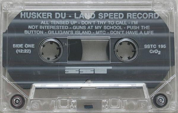 Hüsker Dü ‎– Land Speed Record - Cassette - 1988 - SST Records ‎– SSTC 195 - Muy Buen Estado / Very Good Condition (VG+ / VG+)