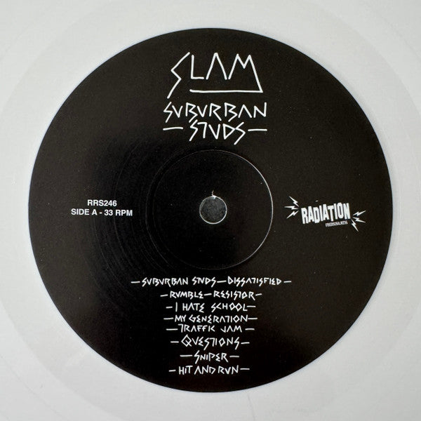Suburban Studs - Slam (LP, Album, Ltd, RE, Blanco / White)