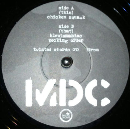 MDC – Millions Of Dead Children - 7" - 2003 - Twisted Chords – tc035 - Como Nuevo / Like New (M- / M-)