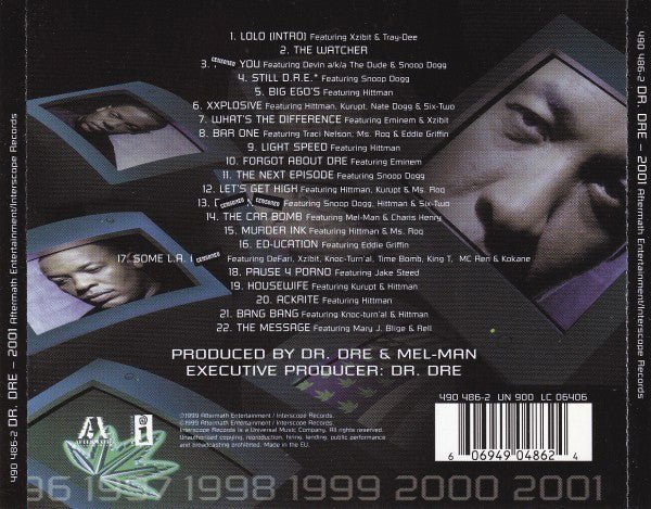 Dr.Dre - 2001 - CD