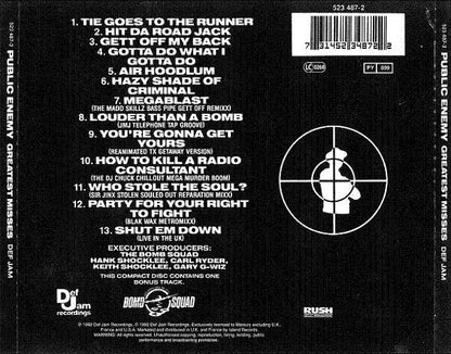 Public Enemy - Greatest Misses - CD