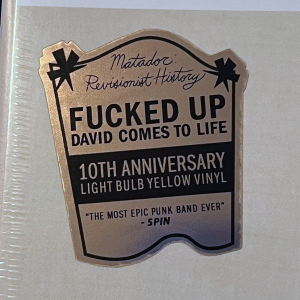 Fucked Up – David Comes To Life - 2xLP - Yellow Light Bulb - 2021 - Matador – OLE-1804-LP