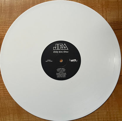 J.F.A. - Only Live Once (LP, Album, RSD, Ltd, RE, Blanco / White)