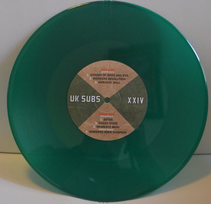 UK Subs - XXIV (10", Clear + 10", Green + Album, Ltd, RE)