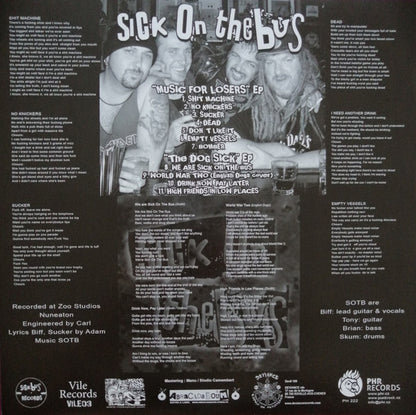 Varukers / Sick On The Bus - Killing Ourselves To Live / Music For Losers (LP, Album, Gris / Grey)