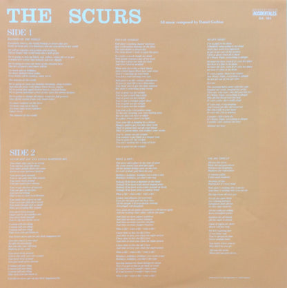 The Scurs – The Scurs - LP - Incluye Insert / With Insert - 1987 - Grabaciones Accidentales – GA-161 - Vinilo Muy Buen Estado / Portada Muy Buen Estado (VG++/VG++)