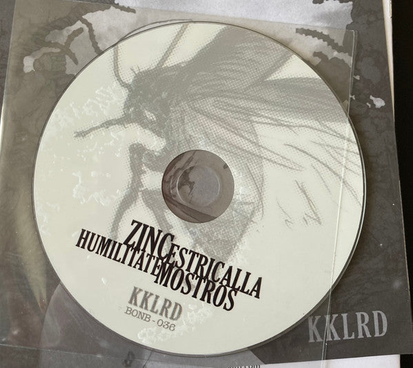 Zinc / Estricalla / Humilitate / Mostros ‎– KKLRD - 7" - Blanco / White - 2012 - Bonberenea Ekintzak ‎– BONB 036