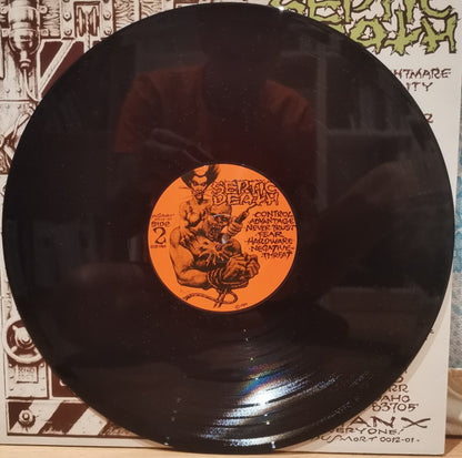 Septic Death – Need So Much Attention... Acceptance Of Whom - LP - With Insert - Unofficial - Vinilo Como Nuevo / Portada Como Nueva (M-/M-).