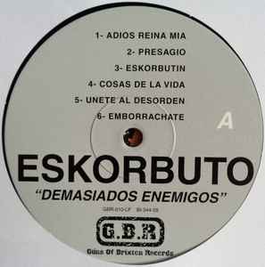 Eskorbuto ‎– Demasiados Enemigos - LP - Gatefold - 2009 - Guns Of Brixton Records ‎– GBR-010-LP