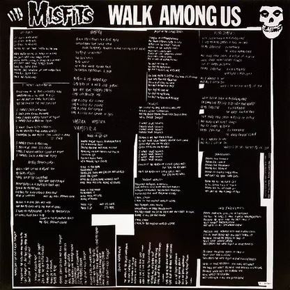 MISFITS LP Walk Among Us (with insert)