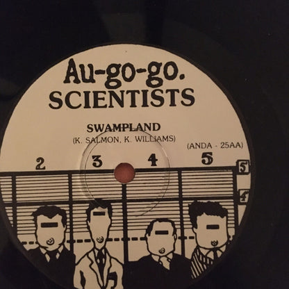 Scientists – This Is My Happy Hour / Swampland - 7" - 1st Press, Red Lettering - 1982 - Au Go Go – ANDA 25 - Vinilo Como Nuevo / Portada Como Nueva (M-/M-)