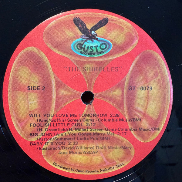 The Shirelles ‎– The Shirelles - LP - 1981 - Gusto Records ‎– GT-0079 - Vinilo Muy Buen Estado / Portada Muy Buen Estado (VG+/VG+)