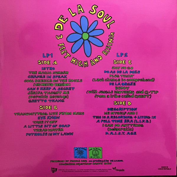 De La Soul - 3 Feet High And Rising - 2xLP - Color