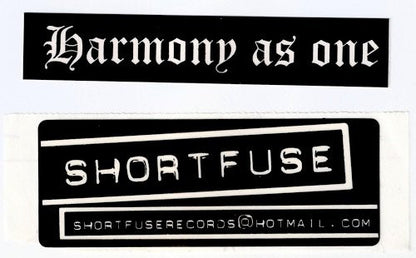 Harmony As One ‎– Stranger In Your Own Land - 7" - Blanco/White - 2000 - Shortfuse Records ‎– #7
