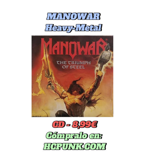 Manowar – Kings Of Metal - CD - CD Como Nuevo / Portada Como Nueva (M-/M-)