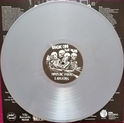 Varukers / Sick On The Bus - Killing Ourselves To Live / Music For Losers (LP, Album, Gris / Grey)