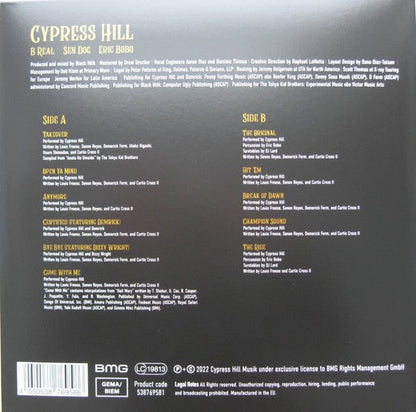 Cypress Hill - Back In Black - LP