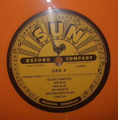 Johnny Cash - Johnny Cash Sings The Songs That Made Him Famous - LP - Color