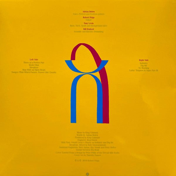 King Crimson - Three Of A Perfect Pair - LP