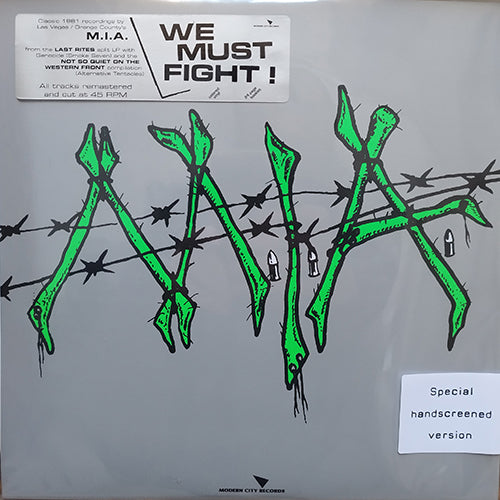 M.I.A. - We Might Fight! (Handscreened version) - LP