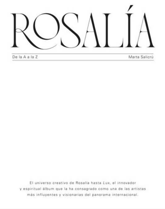 Rosalía - Rosalía de la a a la Z - Libro