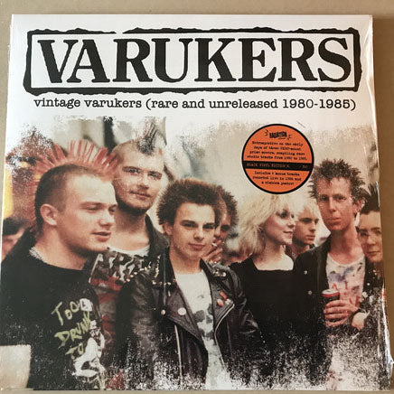 The Varukers - Vintage Varukers – Rare And Unreleased – 1980 – 1985 - LP