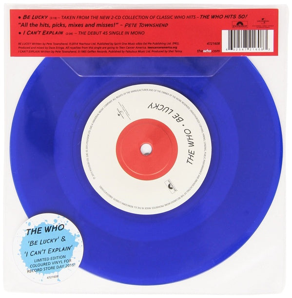 The Who - Be Lucky - 7" - Color